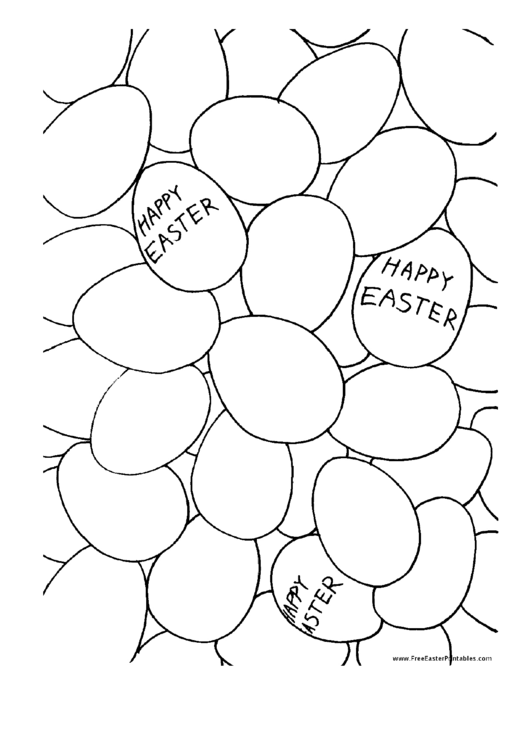 Eggs Holiday Coloring Sheets Printable pdf