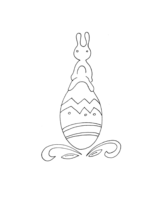 Bunny On An Egg