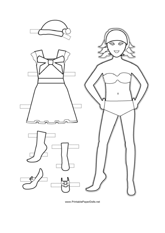 Alpine Paper Doll Coloring Pages