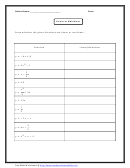 Linear Or Nonlinear Worksheet With Answer Key