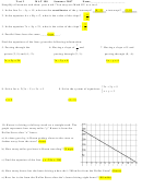 Test 2 Mat 190 Math Worksheet - 2007