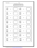 Simplify The Fractions Math Worksheet With Answers