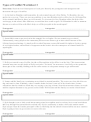 Types Of Conflict Worksheet 3