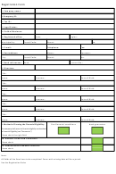Blank Black And White Registration Form