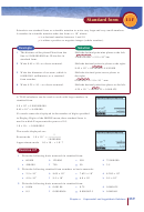 Chapter 11 Exponential And Logarithmic Relations - 11f. Standard Form Worksheet