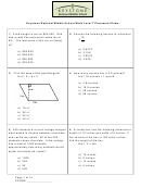 Math Level 7 Placement Exam - Keystone National Middle School