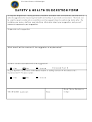 Safety & Health Suggestion Form - The School District Of Philadelphia