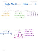 Ws 9.2 Polynomials Worksheet With Answers - Calculus Maximus - Penn State University