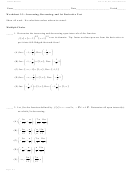 Worksheet 3.3 - Increasing, Decreasing, And 1st Derivative Test - Calculus Maximus