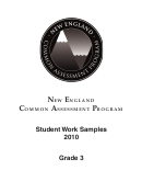 Student English Worksheet With Answers - Grade 3, New England Common Assessment Program, 2010