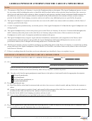 Fillable Georgia Power Of Attorney For The Care Of A Minor Child Printable pdf