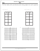Graphing Linear Equations Worksheet With Answer Key
