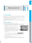 Chapter 11 Mensuration - Shapes Worksheet