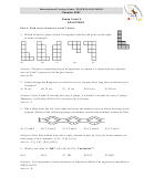 International Contest-game Math Worksheet With Answers - Grade 5 And 6, Kangaroo, 2007