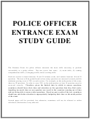 Police Officer Entrance Exam Skills Worksheet With Answers Printable pdf