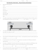 Fall Semester Final Exam - Physics Review Worksheet Printable pdf