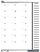 Redistributing Mixed Number Improper Fractions Worksheet With Answers