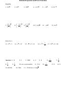 Rational Exponents And Power Functions Worksheet With Answers