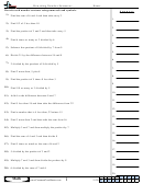 Rewriting Number Sentences Math Worksheet With Answers Printable pdf