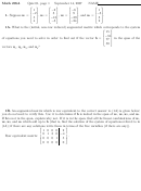 Math 205a Quiz 01 Worksheet - Bates College, 2007