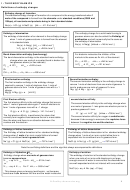 Mod 5 Revision Guide 1. Thermodynamics Worksheet With Answers