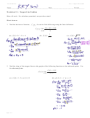 2.1 - Tangent Line Problem Worksheet With Answers - Calculus Maximus Printable pdf
