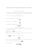 Derivatives Of Inverse Trigonometric Functions Worksheet Printable pdf