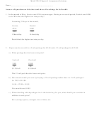 Math 2201 Chapter 8 Worksheet With Answers