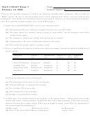 Math 1530-017 Exam 1 With Answer Key - 2009 Printable pdf