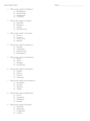 State Capitals Quiz Geography Worksheet With Answers