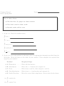 Common Exam 1 M175 Worksheet - 2016 Printable pdf