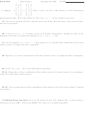 Math 205a Quiz 03 Worksheet - 2008 Printable pdf