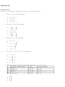 Review Ch 7.5 Math Worksheet With Answers