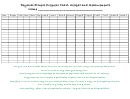 Physical Fitness Progress Chart - Weight And Measurements