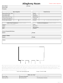 Allegheny Room Reservation Form - Indiana University Of Pennsylvania