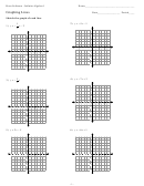 Graphing Lines Of An Equation Worksheet With Answers