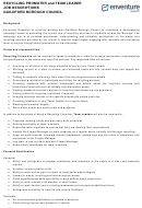 Recycling Promoter And Team Leader Job Description Template - Guildford Borough Council