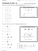 Algebra Ii Worksheet With Answers Printable pdf