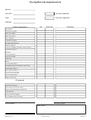 Pre-trip/post-trip Inspection Form