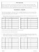 Chapter 7 The Casino Lab Probability Worksheet