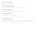 Discrete Math Worksheet - Hw4
