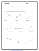 Line, Ray And Line Segment Worksheet With Answers