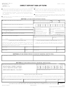Standard Form 1199a (eg) - Direct Deposit Sign-up Form
