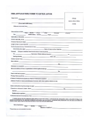 Indian visa application form