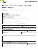 Personal Care Assistance (pca) Technical Change Request Form - Minnesota Health Care Programs (mhcp) - Minnesota Department Of Human Services