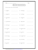 Place Value Money Worksheet With Answer Key