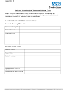 Varicose Veins Surgical Treatment Referral Form Template