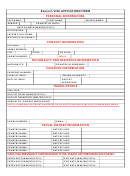 Kenya E-visa Application Form