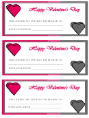 Valentine's Day Certificate Template