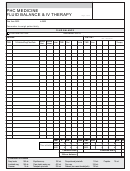 Fillable Phc Medicine Fluid Balance And Iv Therapy Form Printable pdf